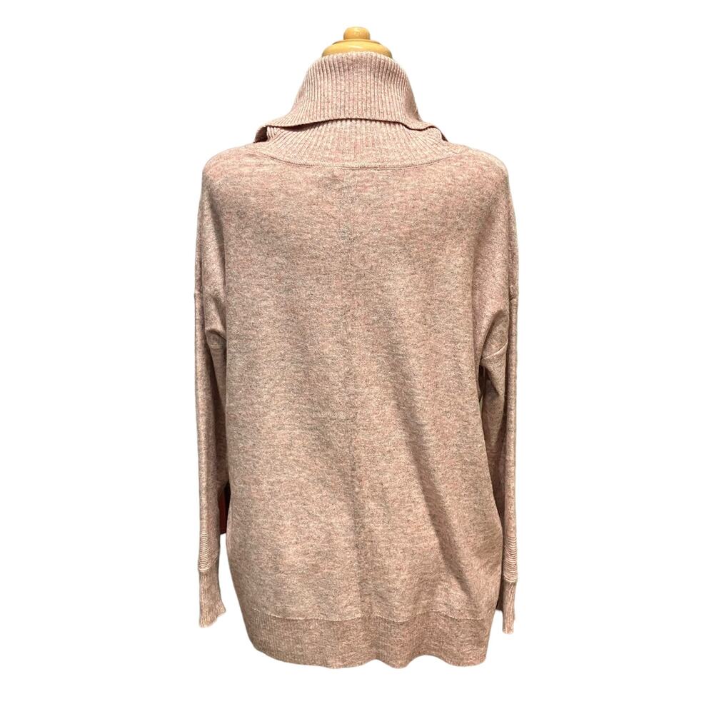 Sundance Sweater Sz M Gracie Isle Cowl Neck Pink Oversized Cozy Cottagecore - Picture 3 of 9